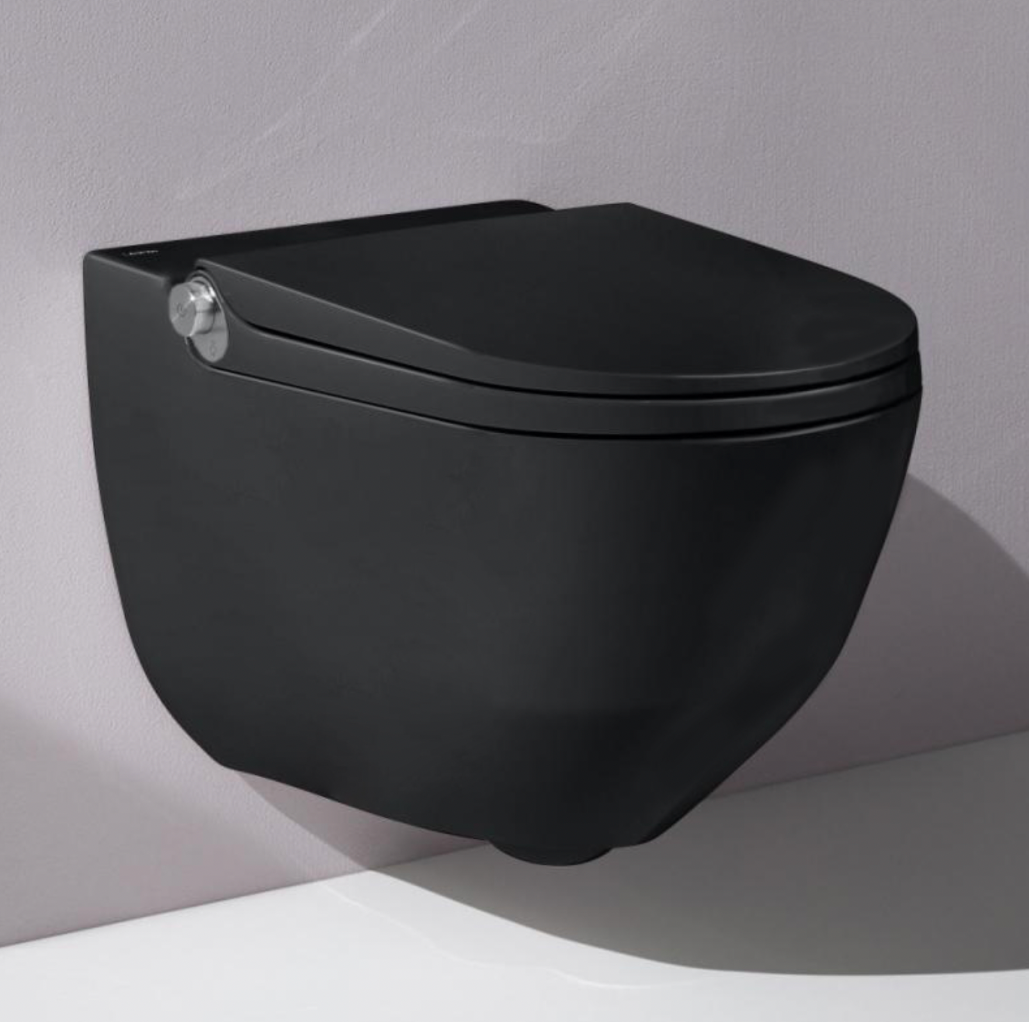 LAUFEN RIVA matt black / matt white