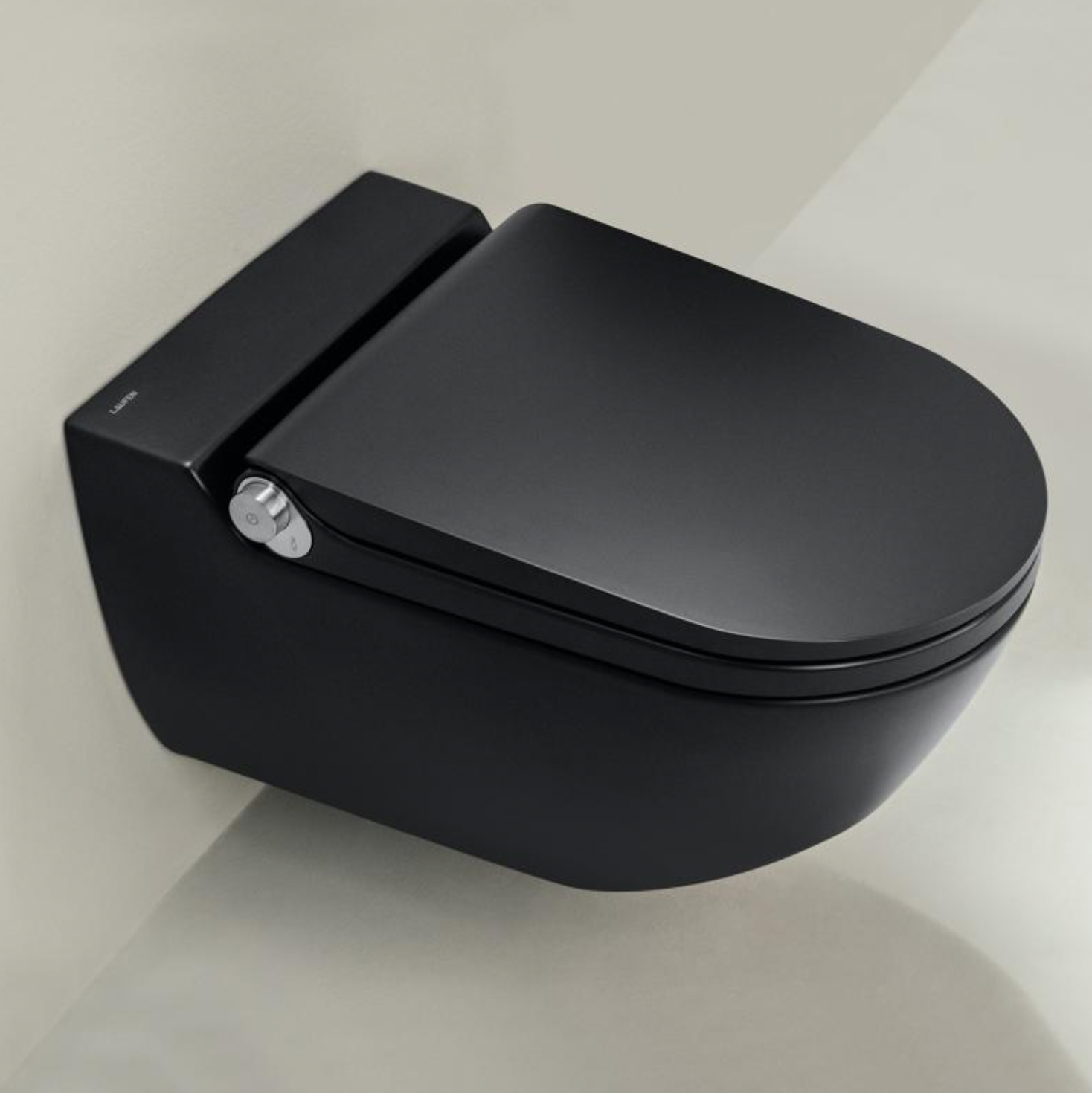 LAUFEN RIVA matt black / matt white