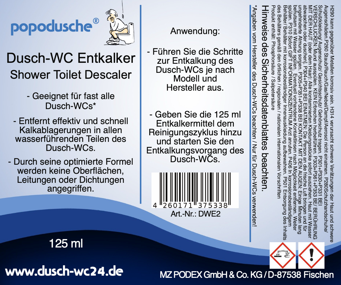 Entkalker für Dusch-WCs 125ml