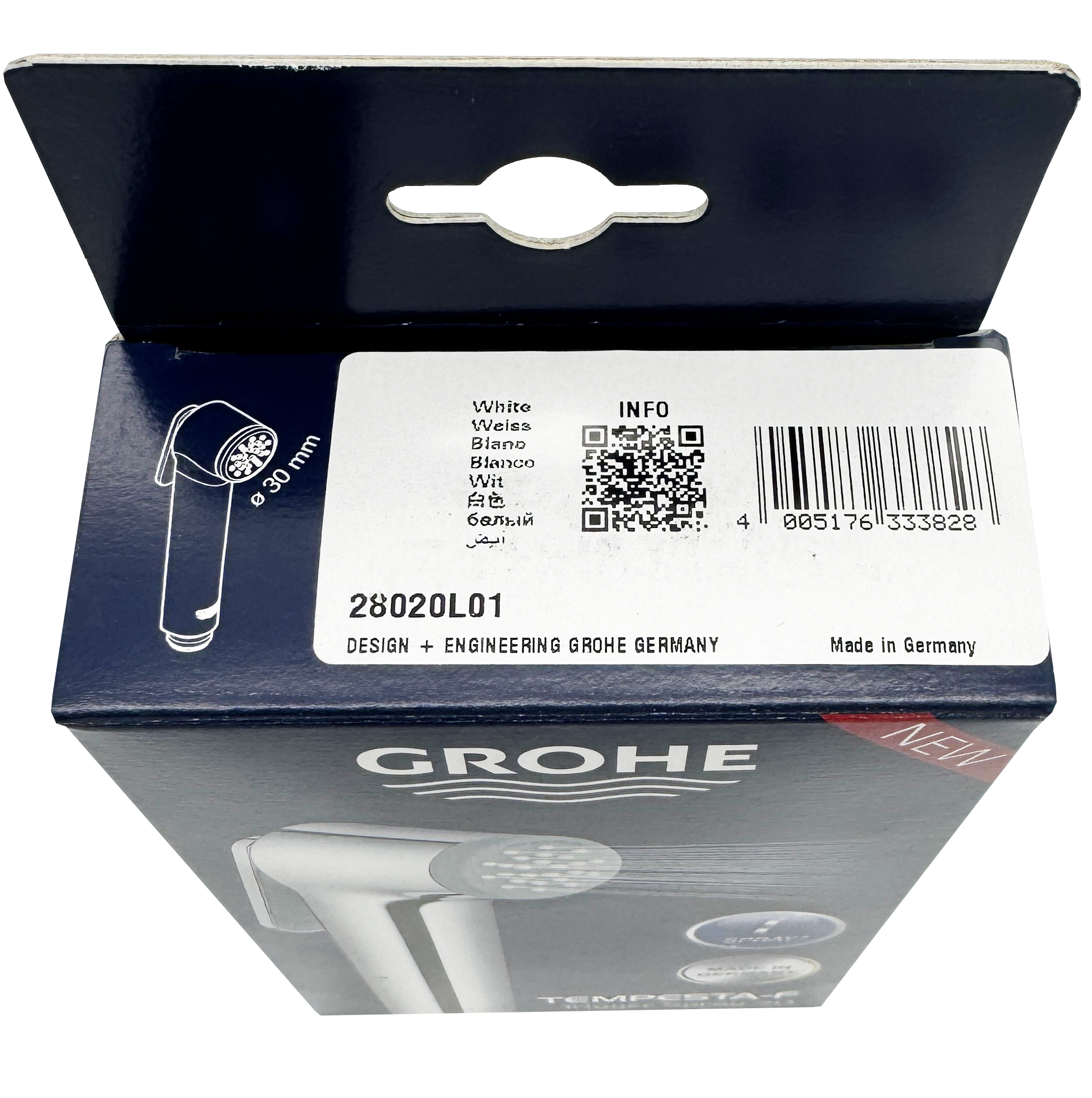 Grohe Tempesta-F Trigger Spray Handbrause Bidette weiß 28020L01